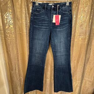 Lovervet X Moco Boutique Dark Wash Tummy Control Flare Jeans 13/31